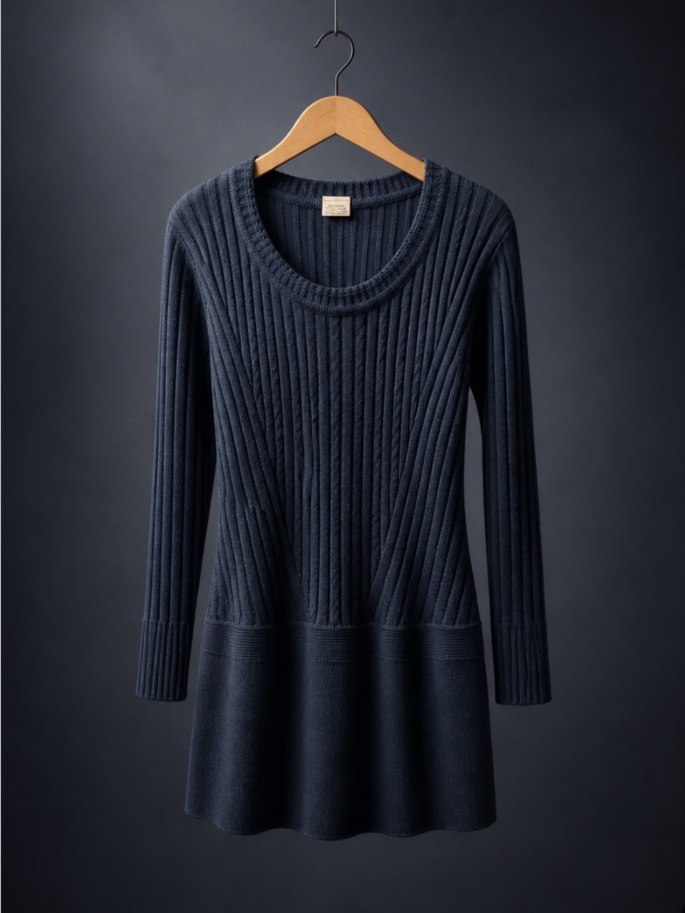 Ribbed Knit Mini Dress Bundle in Camel and Blue